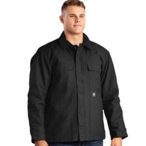 Black Quilted Lightweight Jacket with Diamond Stitching